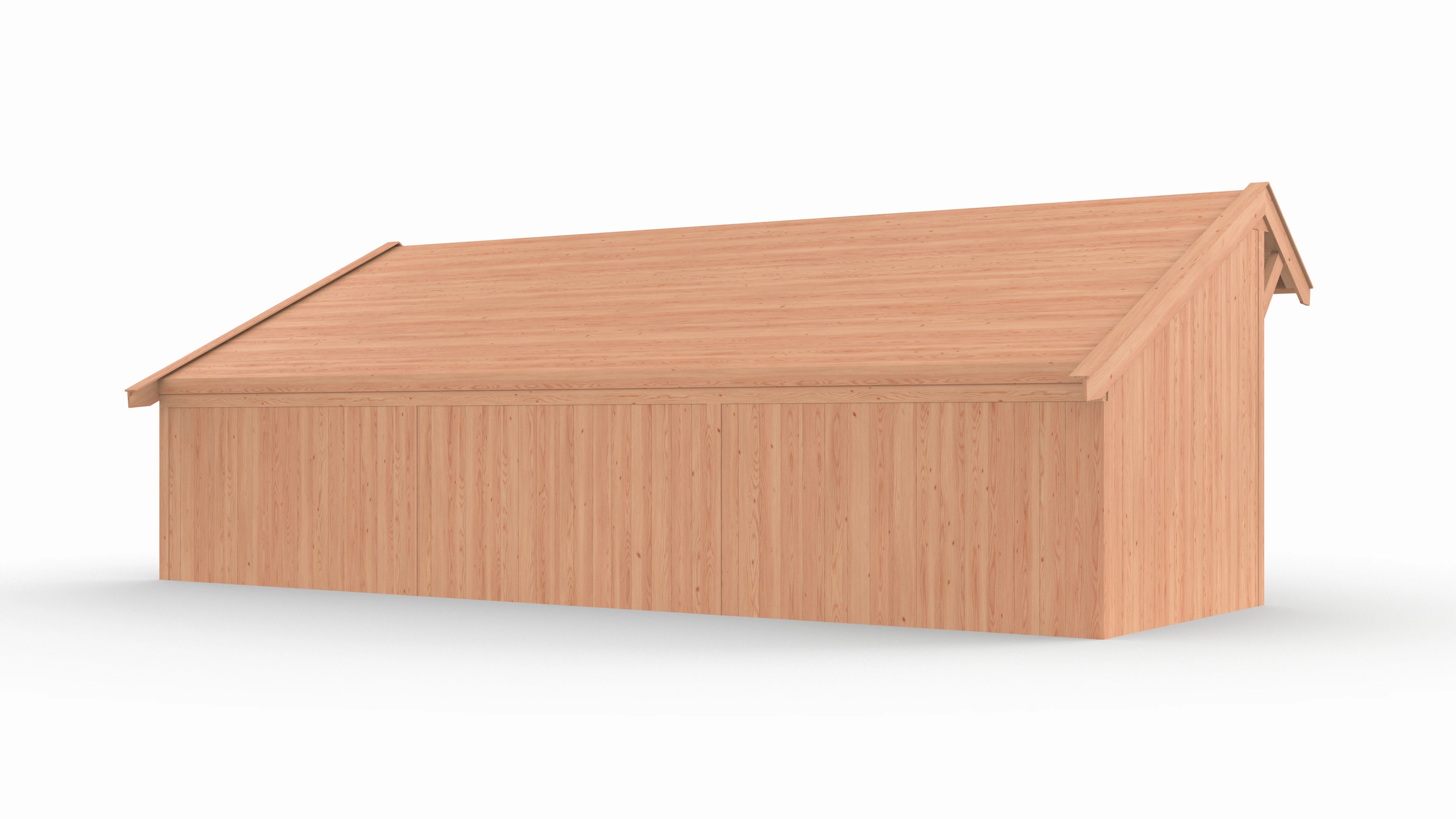 Douglas kapschuur, 900 x 300, met schuur en achterwand, Westwood Comfort - Afbeelding 6